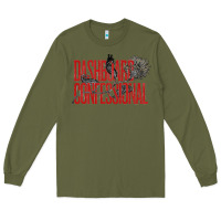 Army Green DASHBOARD CONFESSIONAL Long Sleeve Tee - artisFamous