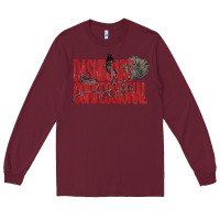 Burgundy DASHBOARD CONFESSIONAL Long Sleeve Tee - artisFamous