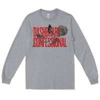 Heather Grey DASHBOARD CONFESSIONAL Long Sleeve Tee - artisFamous