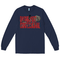 Navy DASHBOARD CONFESSIONAL Long Sleeve Tee - artisFamous