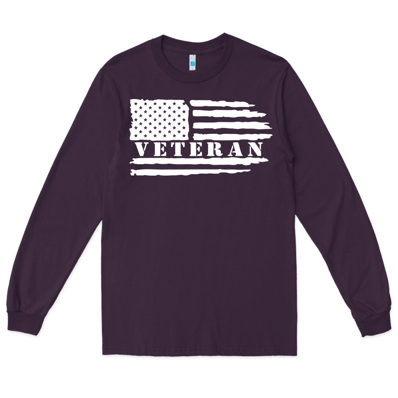 American Veteran, Patriotic American Tee, Army Style Sweatshirt Long Sleeve Tee by artisFamous | Teevron