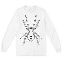 White black widow Long Sleeve Tee - artisFamous