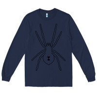 Navy black widow Long Sleeve Tee - artisFamous