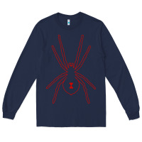 Navy black widow Long Sleeve Tee - artisFamous