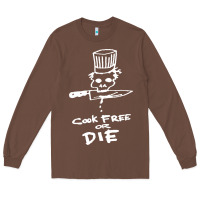 Chestnut bourdain cook free or die Long Sleeve Tee - artisFamous