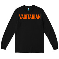 Black vagitarian Long Sleeve Tee - artisFamous
