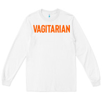 White vagitarian Long Sleeve Tee - artisFamous