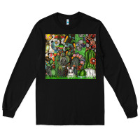 Black easter Long Sleeve Tee - CowhideDigitalArt