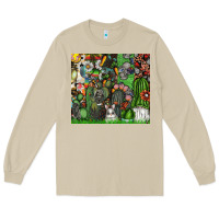 Mushroom easter Long Sleeve Tee - CowhideDigitalArt