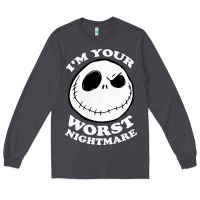 Smoke j.a.c.k  skel.ling.ton  worst nightmare t shirt Long Sleeve Tee - artisFamous