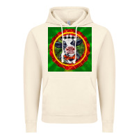 Vintage Artic christmas baby holstein face Vintage Hoodie - LillyAllenDesigns