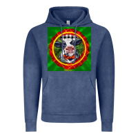 Vintage Denim christmas baby holstein face Vintage Hoodie - LillyAllenDesigns