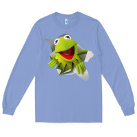 Colony Blue kermit the frog Long Sleeve Tee - artisFamous