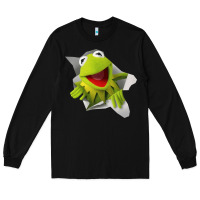 Black kermit the frog Long Sleeve Tee - artisFamous