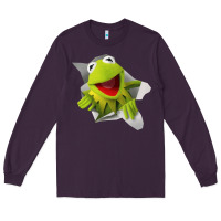 Plum kermit the frog Long Sleeve Tee - artisFamous