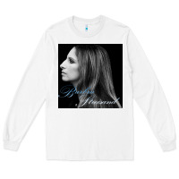 White Barbra Streisand design Long Sleeve Tee - artisFamous