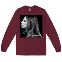 Burgundy Barbra Streisand design Long Sleeve Tee - artisFamous