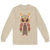 Mushroom Native OWL Long Sleeve Tee - artisFamous