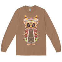 Toasted Coconut Native OWL Long Sleeve Tee - artisFamous