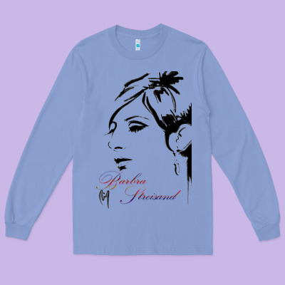 Design Barbra Streisand Long Sleeve Tee Designed By Artisfamous