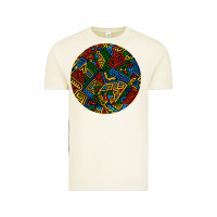 Vintage Arctic african fabric pattern round earrings 3 Vintage Tee - BundleAndBundleShop