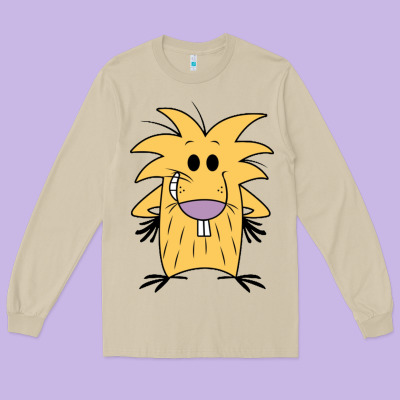 Norbet Angry Beaver Long Sleeve Tee Designed By Artisfamous