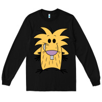 Black norbet angry beaver Long Sleeve Tee - artisFamous