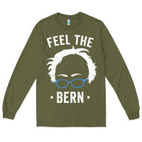 Army Green bernie sanders for now Long Sleeve Tee - artisFamous