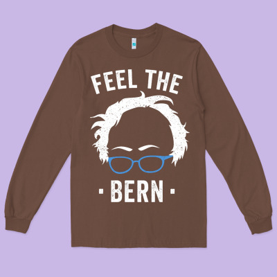 Bernie Sanders For Now Long Sleeve Tee Designed By Artisfamous