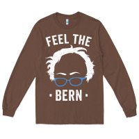 Chestnut bernie sanders for now Long Sleeve Tee - artisFamous
