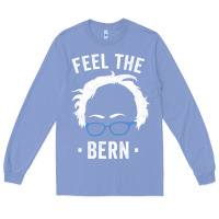 Colony Blue bernie sanders for now Long Sleeve Tee - artisFamous