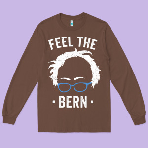Bernie Sanders For Now Long Sleeve Tee Designed By Artisfamous