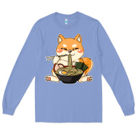 Colony Blue shiba inu dog ramen Long Sleeve Tee - artisFamous