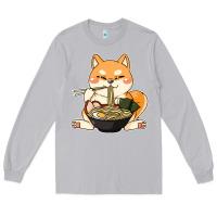 Moon Dust shiba inu dog ramen Long Sleeve Tee - artisFamous