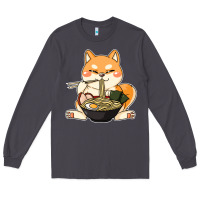 Shiba Inu Dog Ramen Long Sleeve Tee | Teevron