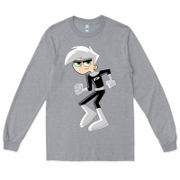 Heather Grey danny phantom run Long Sleeve Tee - artisFamous