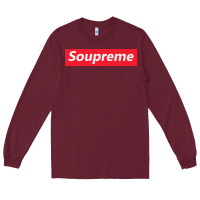 Burgundy SOUPREME Long Sleeve Tee - artisFamous