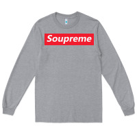 Heather Grey SOUPREME Long Sleeve Tee - artisFamous