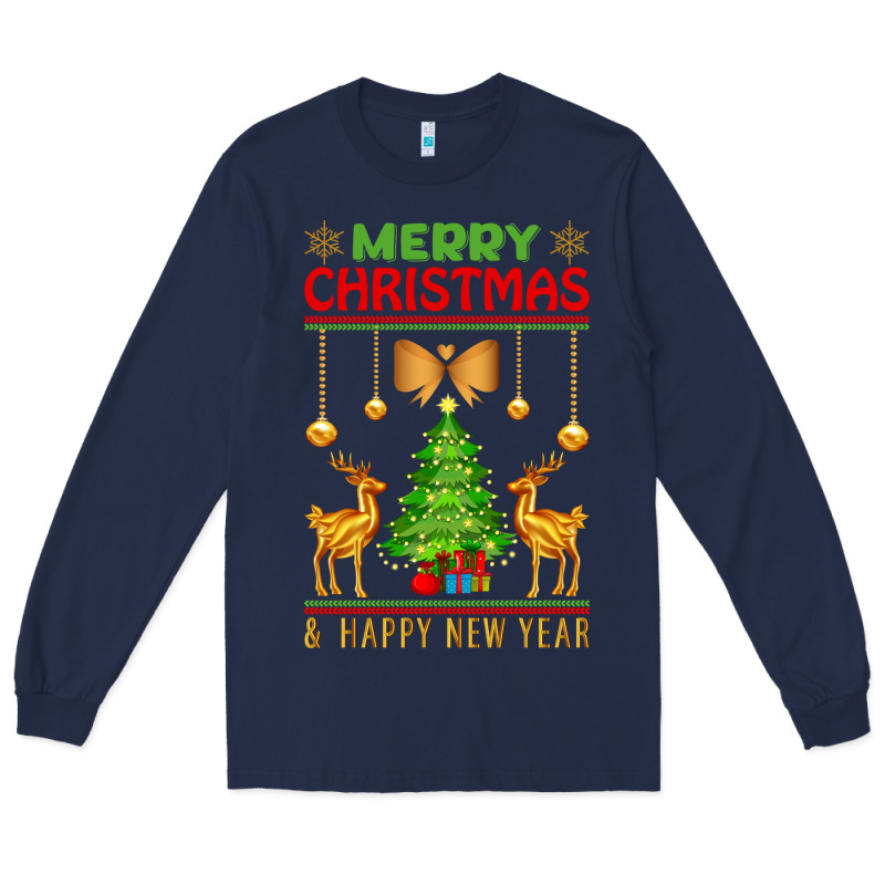 Merry Christmas Long Sleeve Tee by artisFamous | Teevron