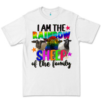 White I am the rainbow sheep of the family Premium Tee - FaDigitalArtStudio