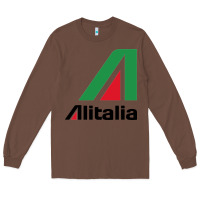 Chestnut alitalia Long Sleeve Tee - artisFamous