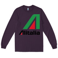 Plum alitalia Long Sleeve Tee - artisFamous