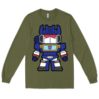 Army Green soundwave transformers chibi Long Sleeve Tee - artisFamous