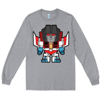 Heather Grey starscream chibi Long Sleeve Tee - artisFamous