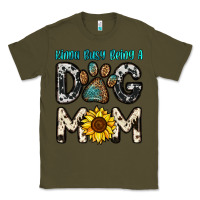 Army Green kinda busy being a dog mom Classic Tee - OliviaCreatesArt