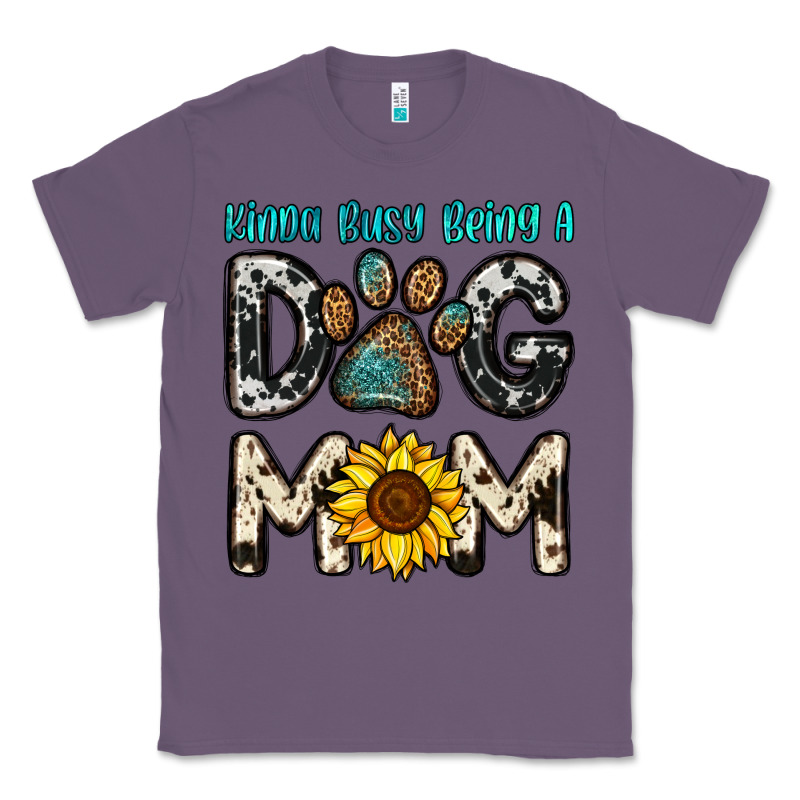 Kinda Busy Being A Dog Mom Classic Tee by OliviaCreatesArt | Teevron