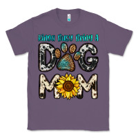 Lavender kinda busy being a dog mom Classic Tee - OliviaCreatesArt