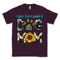 Plum kinda busy being a dog mom Classic Tee - OliviaCreatesArt