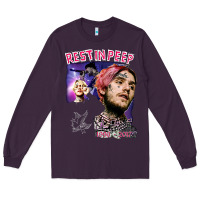 Plum lil peep Long Sleeve Tee - artisFamous