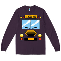 Plum school bus costume cool halloween Long Sleeve Tee - artisFamous